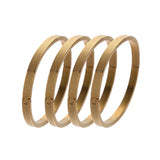 4pcs African Ethiopian Bracelets Dubai Bangles For Women