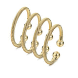 4pcs African Ethiopian Bangle Dubai Bangles for Women Jewelry