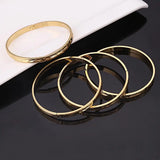 Dubai Openable Bracelets African Ethiopia Jewelry Bride Bangles