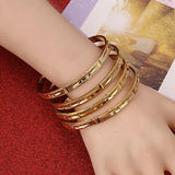 Dubai Openable Bracelets African Ethiopia Jewelry Bride Bangles