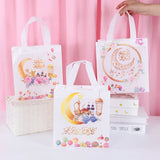 4pcs Ramadan Nonwoven Gift Bag Eid Mubarak Cookie Candy Packaging
