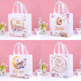 4pcs Ramadan Nonwoven Gift Bag Eid Mubarak Cookie Candy Packaging
