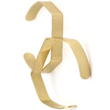 Raw Brass Cuff Bracelet Blank Bangle (145x8x1mm)