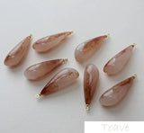 4pcs Resin Water Drop Pendant Earrings Material Coffee Transparent