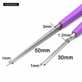 4pcs Round Hole Expander Diamond File for Pearls Jade Enlarge Hole