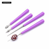 4pcs Round Hole Expander Diamond File for Pearls Jade Enlarge Hole