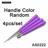 4pcs Round Hole Expander Diamond File for Pearls Jade Enlarge Hole