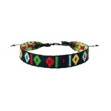 4pcs Boho Weave Rope Couple Bracelet For Woman Men Wrap Bangles Jewelry