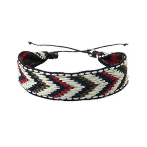 4pcs Boho Weave Rope Couple Bracelet For Woman Men Wrap Bangles Jewelry