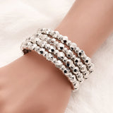 4pcs Dubai African Bridal Wedding Openable Bangle For Women