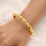4pcs Dubai African Bridal Wedding Openable Bangle For Women
