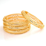 4pcs/Set African Bridal Wedding Bangle For Women