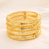 4pcs/Set African Bridal Wedding Bangle For Women