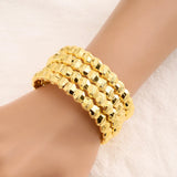 4pcs/Set Dubai African Bridal Openable Bangle For Women
