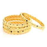 4pcs/Set Dubai African Bridal Openable Bangle For Women