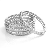 4pcs Dubai African Bridal Wedding Bangle Women Arab Pattern Bracelet
