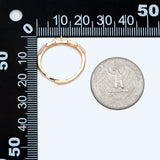 Adjustable Ring With Shell Paved and Pearl Peg