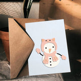 Snowman Metal Cutting Dies for DIY Scrapbooking