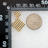 4pcs Square Ear Posts 32x20mm Brass Earring Studs