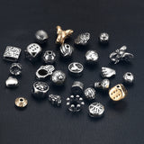 4pcs Stainless Steel Animal Spacers Beads 2mm Charms for Bracelet DIY
