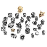4pcs Stainless Steel Animal Spacers Beads 2mm Charms for Bracelet DIY