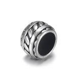 4pcs Stainless Steel Drum Bead 6mm Large Hole Jewelry Bracelet Making