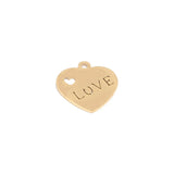 4pcs Stainless Steel Earrings Stamping Blank Tags Pendants DIY Charm Jewelry