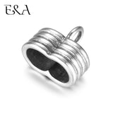 4pcs Stainless Steel End Beads with Loop 5mm for Jewelry