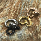 4pcs Stainless Steel Heart Pendant Charms DIY Jewelry Necklace Bracelets