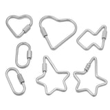 4pcs Stainless Steel Locking Clasp for Jewelry Making