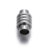4pcs Stainless Steel Magnetic Clasps 6mm Hole DIY Jewelry Making Accessories