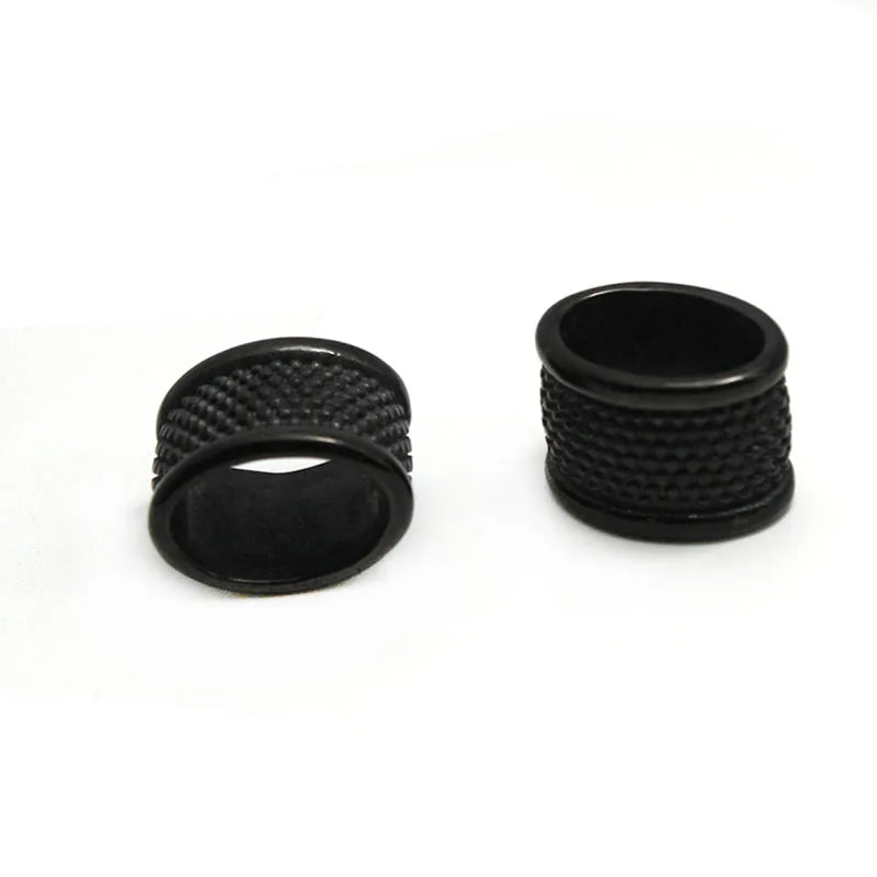 4pcs Stainless Steel Space Beads 12x8mm for DIY Bracelet Jewelry