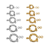 4pcs Stainless Steel Spring Ring Clasps DIY Jewelry Making