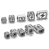 4pcs Stainless Steel Small Hole 3mm Beads Spacer for Bracelet DIY