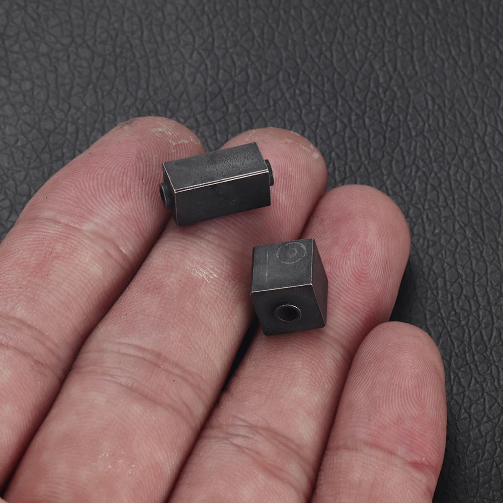 4pcs Small Hole Stainless Steel Spacer Beads for Bracelet Making