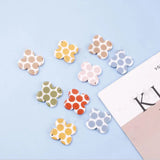 4pcs Resin Clover Charms DIY Earring Making Supplies
