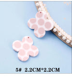 4pcs Resin Clover Charms DIY Earring Making Supplies