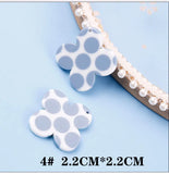 4pcs Resin Clover Charms DIY Earring Making Supplies