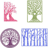 4pcs Tree of Life Metal Cutting Dies - Love and Couple Pattern