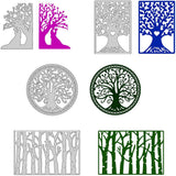 4pcs Tree of Life Metal Cutting Dies - Love and Couple Pattern