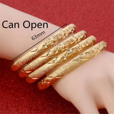 4pcs Shinning Star Adjustable Bangles Jewelry Gift For Women