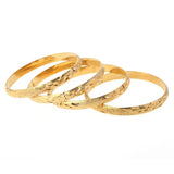 4pcs Shinning Star Adjustable Bangles Jewelry Gift For Women