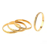 4pcs Shinning Star Adjustable African Charm Bangles Jewelry Gift For Female