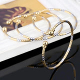 4pcs Two Cuff Bangle Mix Jewelry Bangles