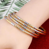 4pcs Two Cuff Bangle Mix Jewelry Bangles