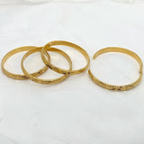 4pcs Dubai Bangles African Bracelets Women