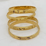 4pcs Dubai Bangles African Bracelets Women