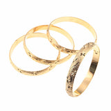 4pcs Dubai Bangle Jewelry Ethiopian Bracelet for Women Africa Arab Items