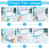 4pcs Winter House Metal Cutting Dies Snowflake DIY Scrapbooking Embossing Album