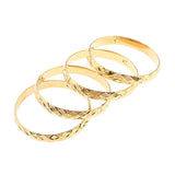 4pc Romantic Bangle Dubai Ethiopian African Women Jewelry